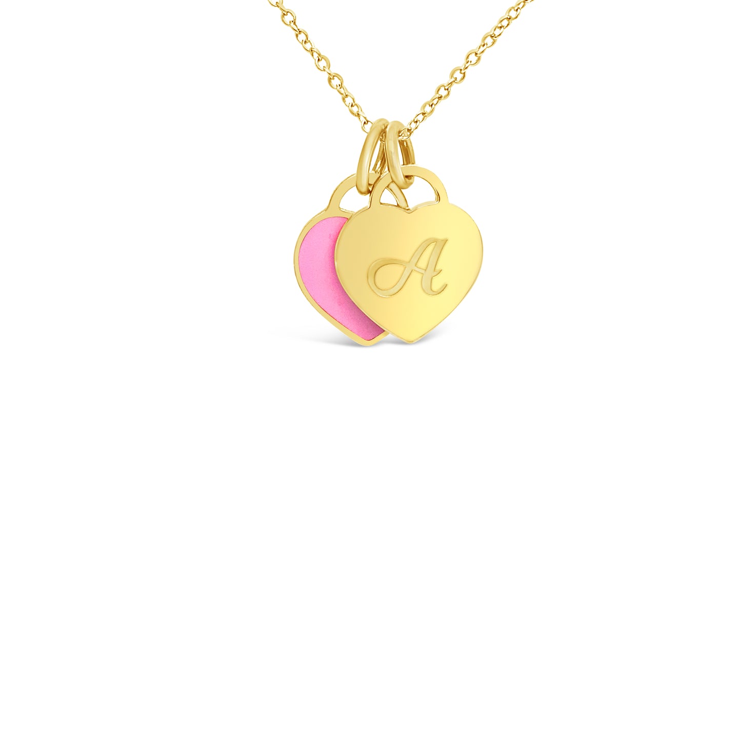 Light Pink Necklace          Click on Necklace to see gold plated choices - charmulet-2020