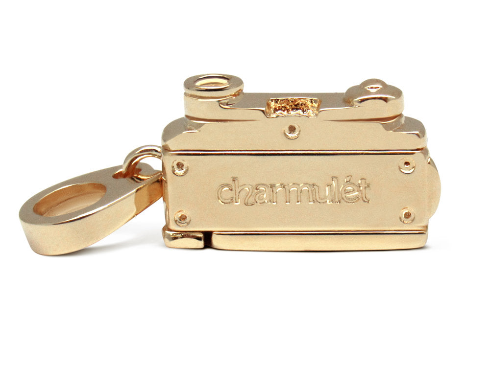 Charmulet Camera Charm 14k Gold Plated (Red & Green) - charmulet-2020